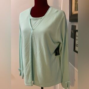 Beautiful, super soft Sag Harbor multifunctional shirt, beautiful, size L NEW